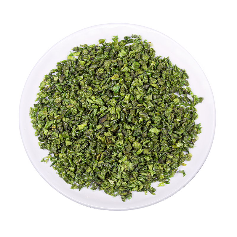 Pimienta verde deshidratada 